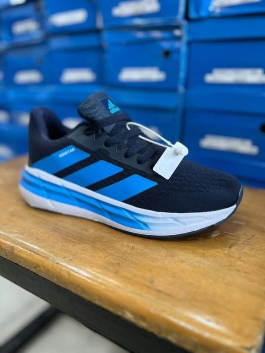 Adidas Adistar Nitro – Deep Navy & Cyan Blue